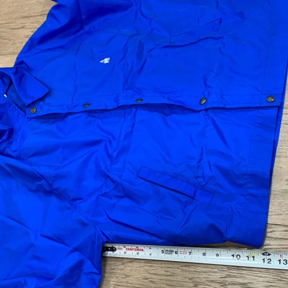 NWOT London Fog Royal Blue Two-Piece Rain Jacket and Pants Set Size Large - Picture 8 of 16